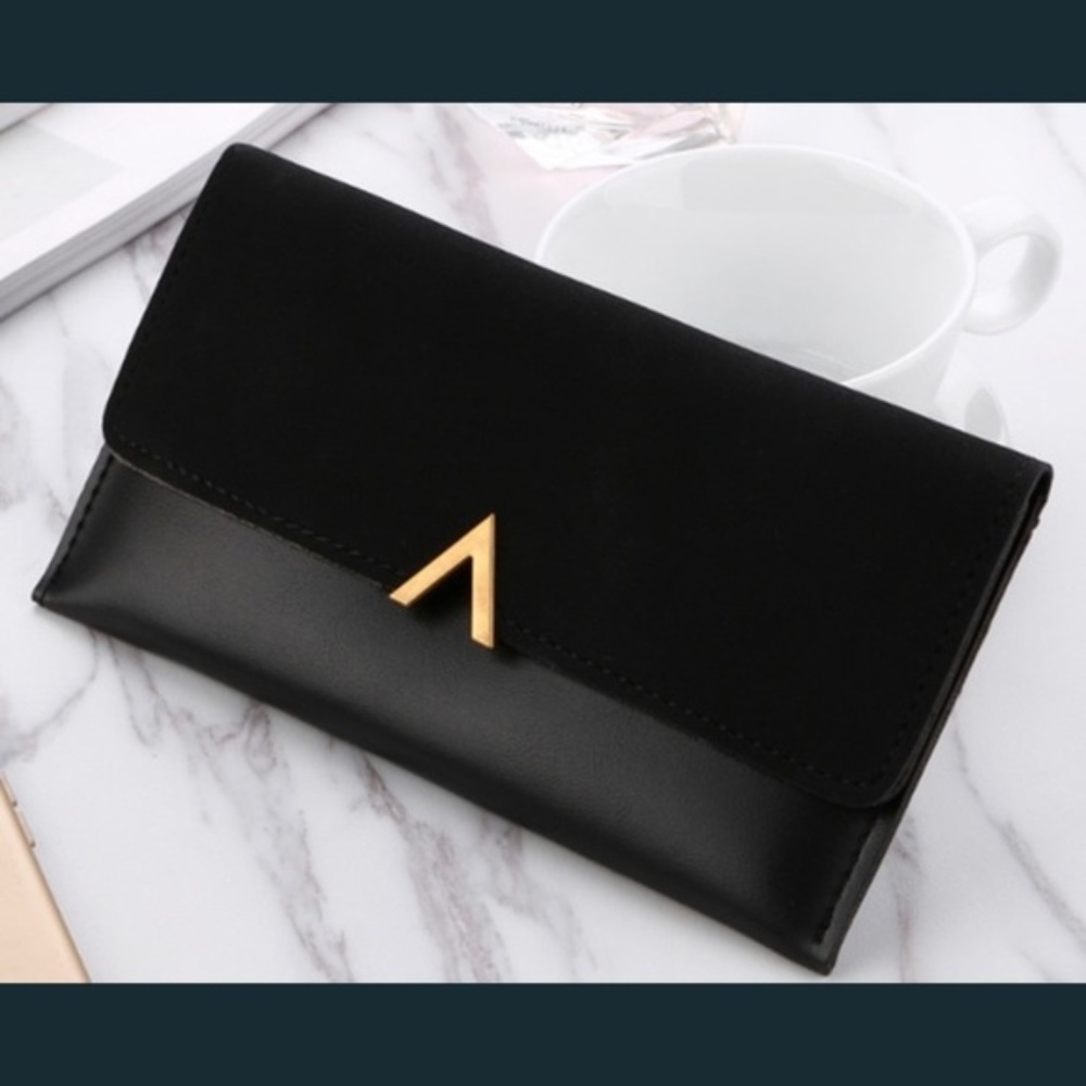 🆕 BORDEAUX Long Wallet - BLACK